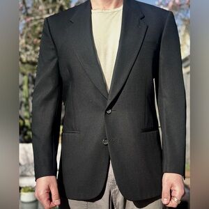GIVENCHY Monsieur | Vintage Black Blazer | Union Made USA | Classic Blazer